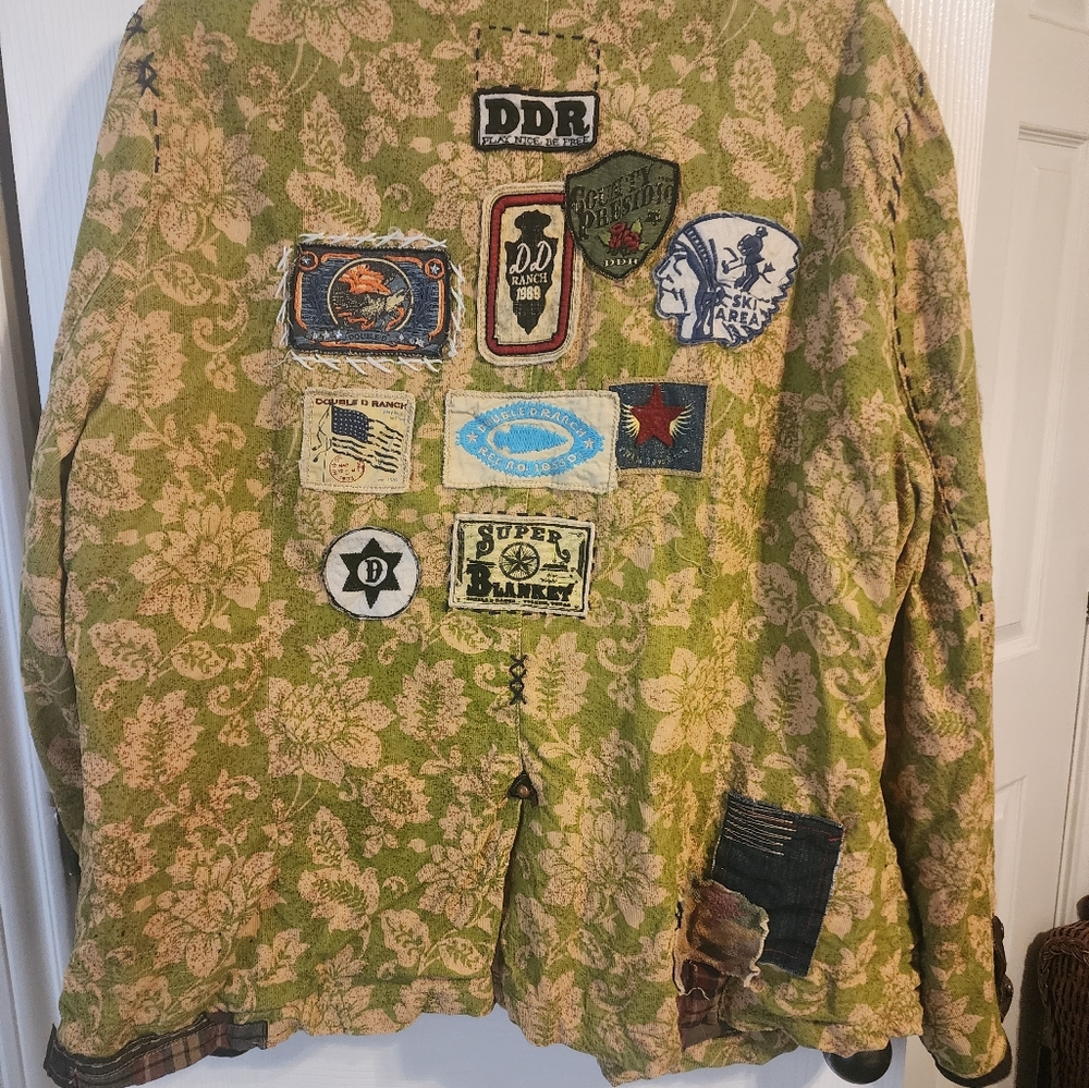 Double D Ranch Green Patchwork Jacket - Picture 10 of 15